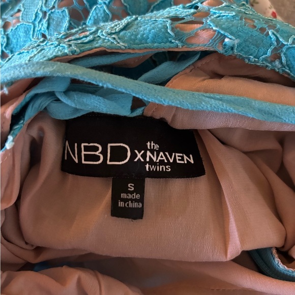 NBD x Naven Twins Headspins Laced Back Mini Dress - Picture 7 of 9